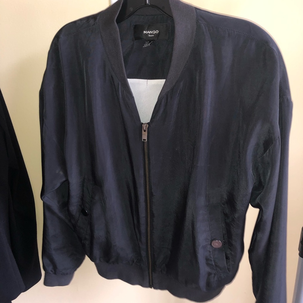 Mango Suit Bomber Jacket